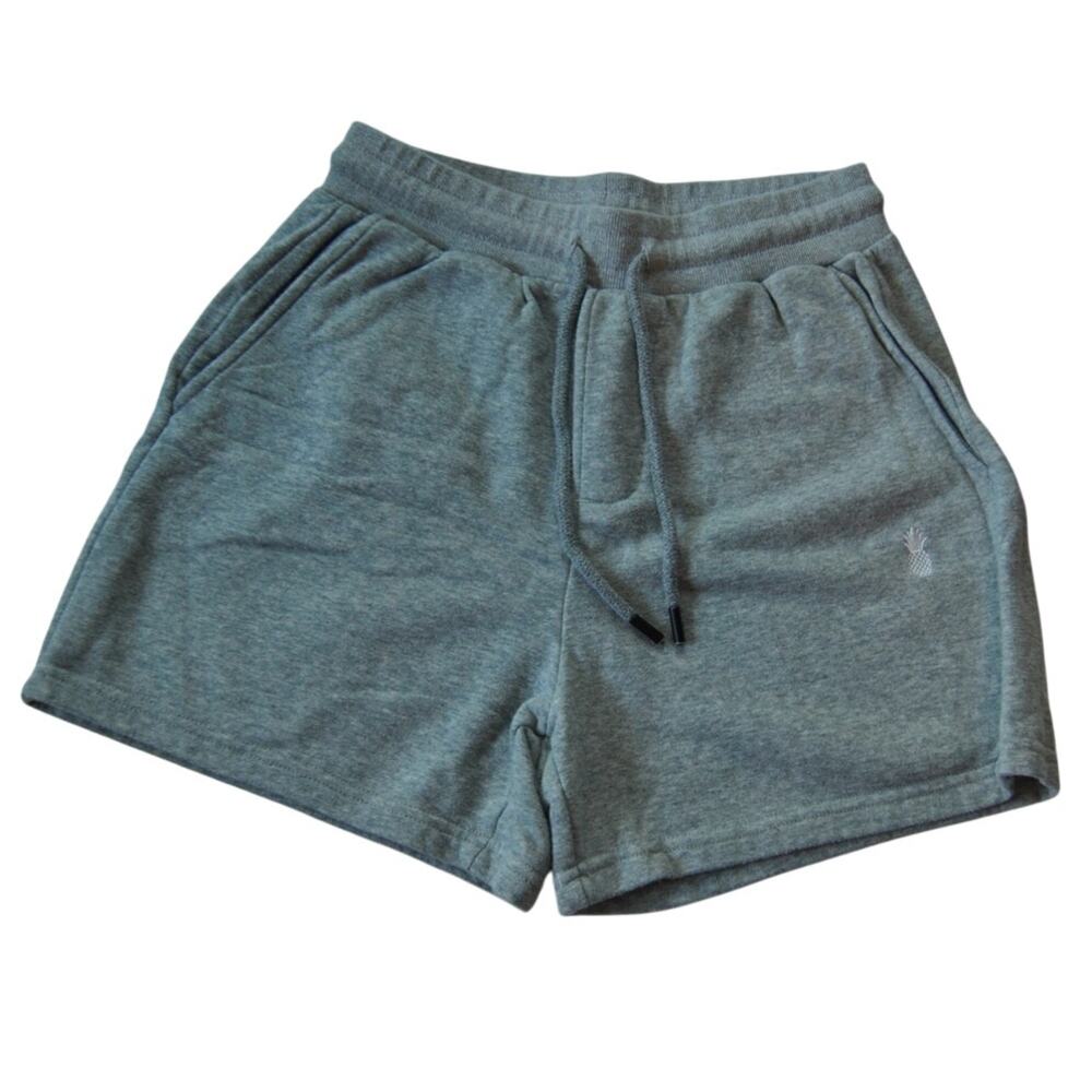 JJ Malibu Gray Sweat Shorts w/ Pineapple Logo Size Small